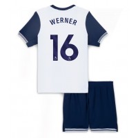 Camisa de Futebol Tottenham Hotspur Timo Werner #16 Equipamento Principal Infantil 2024-25 Manga Curta (+ Calças curtas)